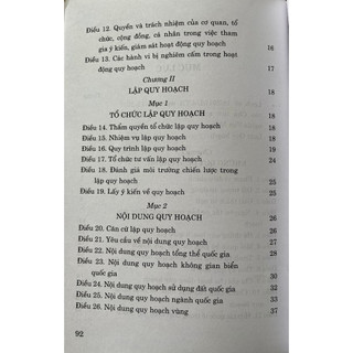 Sách Luật Quy Hoạch (Hiện Hành)
