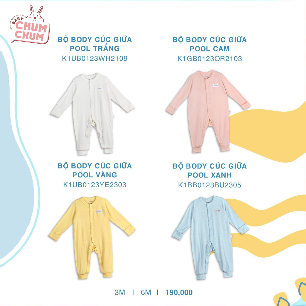 Bộ Body Dài Cúc Giữa Pool CHAANG SS23D7