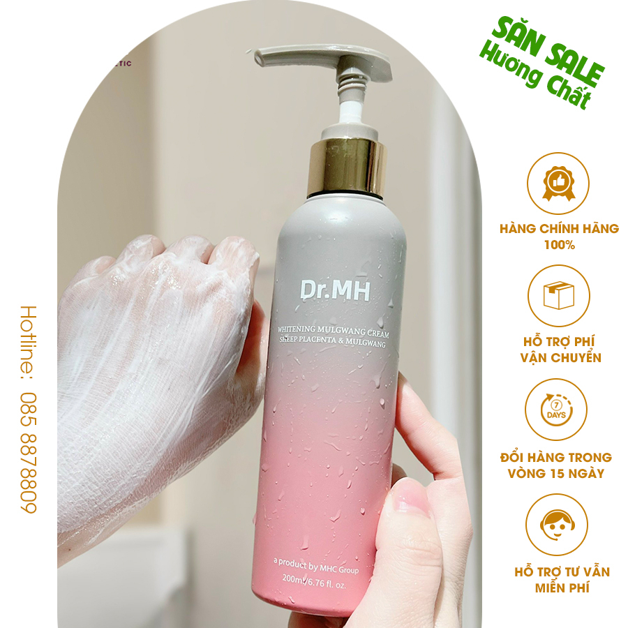 Sữa tắm trắng da toàn thân DR.MH Placenta & Mulgwang Whitening body - 200ml