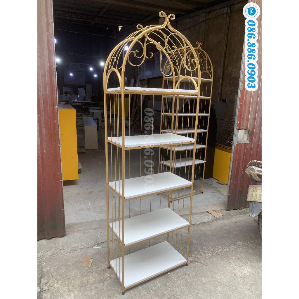 Kệ lồng chim decor