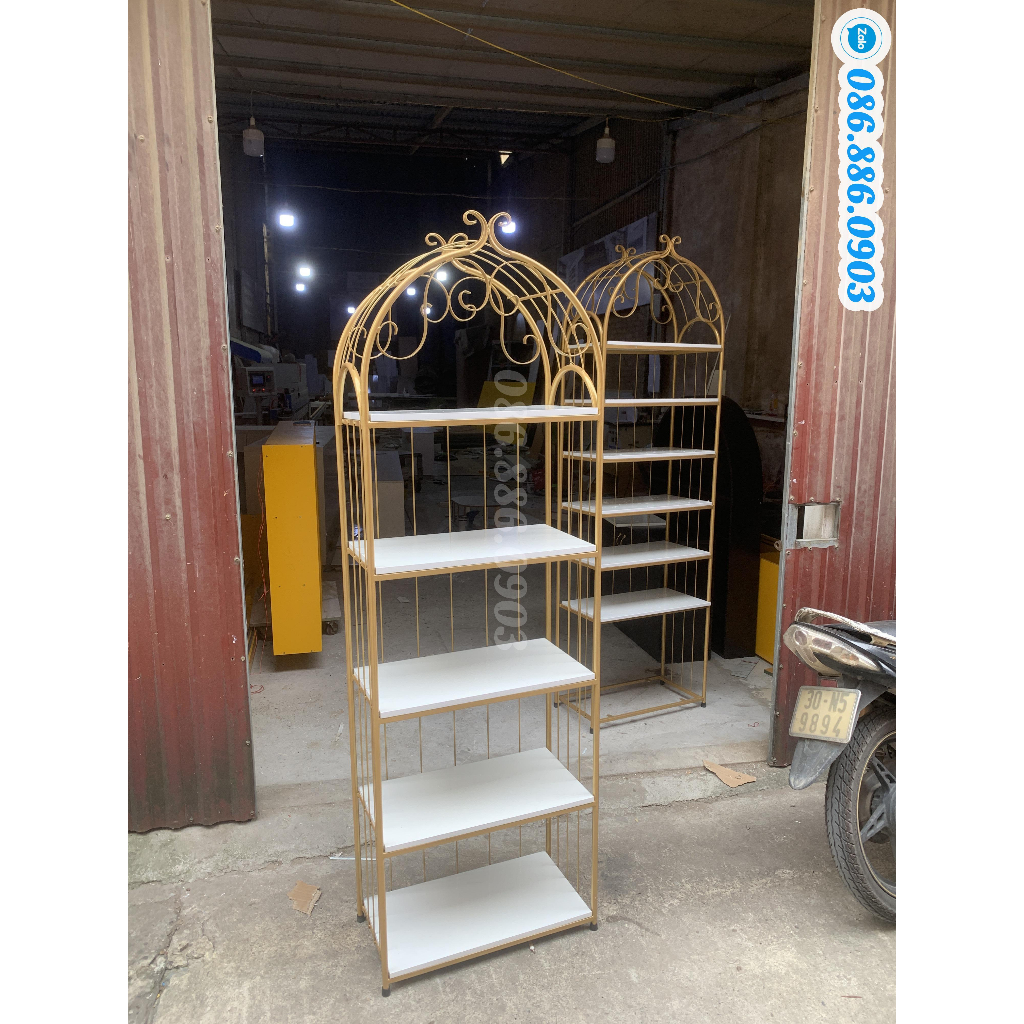 Kệ lồng chim decor