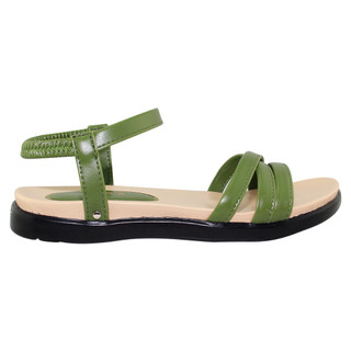 Sandal đế bằng nữ Bita's SYN.277 (Rêu + Đen + Nâu + Trắng)
