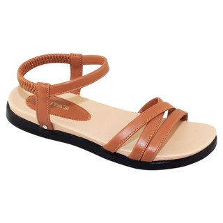 Sandal đế bằng nữ Bita's SYN.277 (Rêu + Đen + Nâu + Trắng)