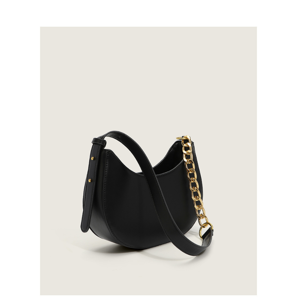 Túi xách da PU cao cấp, dây đeo chéo phối xích trẻ trung X02