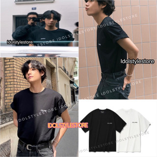 Áo thun tay lỡ logo nhỏ Celin V Taehyung