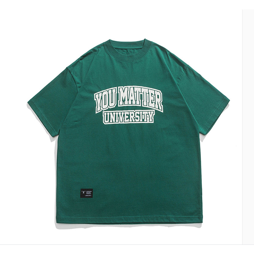 Áo Phông Hè Cổ Tròn YOUMATRE Xanh Lá Sành Điệu, Chất Liệu Cotton Khô Mềm Mịn Thấm Hút Mồ Hôi Thoải Mái Hoạt Động Hè 2023