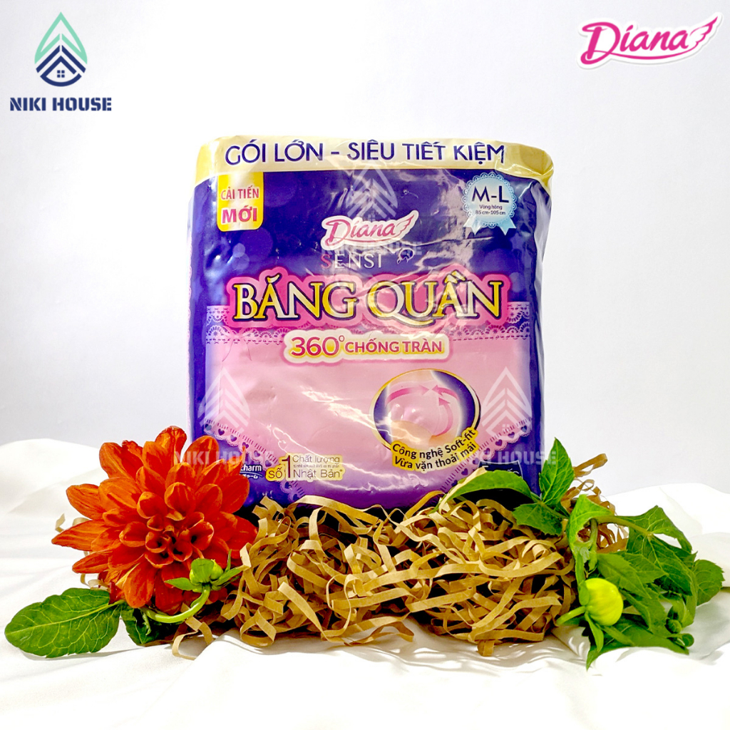 Băng vệ sinh dạng quần Diana size M-L 5 chiếc gói to siêu tiết kiệm