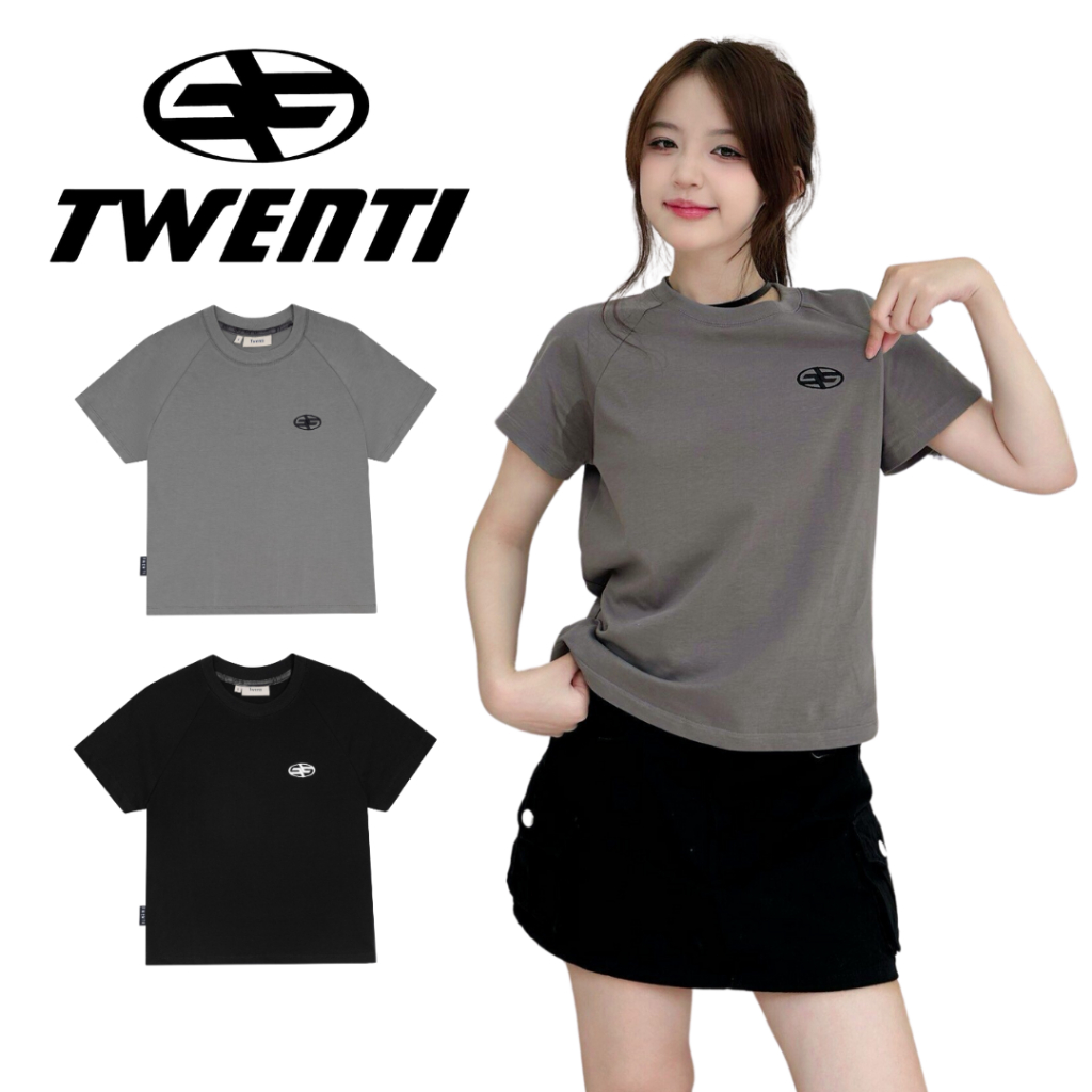 Áo Thun Baby Tee TWENTI Thêu