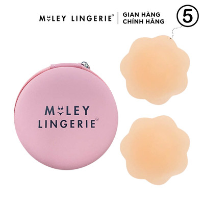 [Dán Ngực] Set 5 Miếng Dán Ngực Silicon Miley Lingerie, Matte Tàng Hình, Không Viền Chống Lộ Đồ Hở Lưng