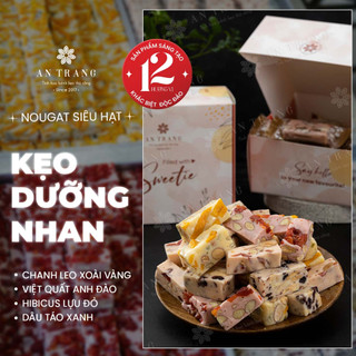 Kẹo nougat - combo dưỡng nhan - kẹo mềm siêu hạt