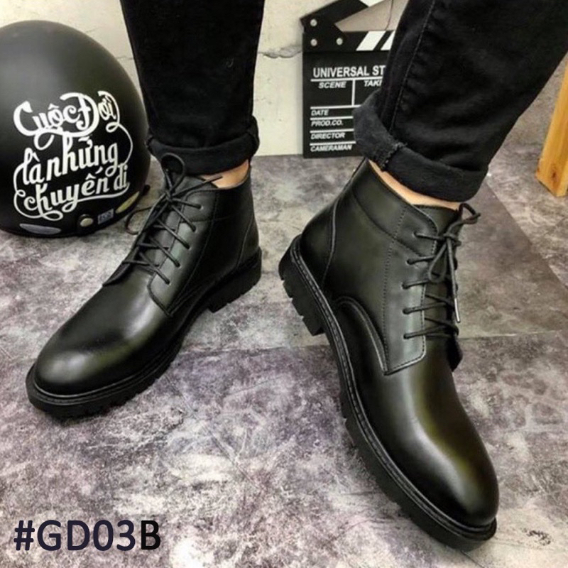 Giày da nam cổ lửng g2 cao cấp