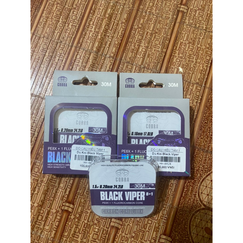 Dù thẻo Koi Black Viper 30m