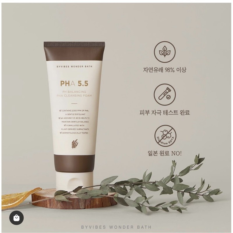 Sữa rửa mặt Wonder Bath PHA 5.5