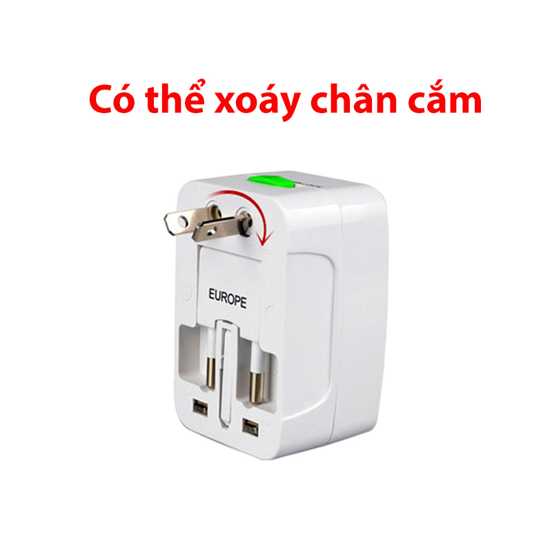 Ổ Cắm Điện Đa Năng Du Lịch Universal Travel Adapter - Ổ Điện Du Lịch - Ổ Chuyển Đổi Đa Năng