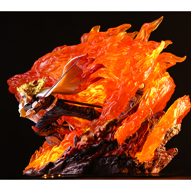 Mô hình, Figure Demon Slayer  Viêm Trụ RENGOKU trạng thái chiến đấu siêu đẹp - Fullbox Toz Store