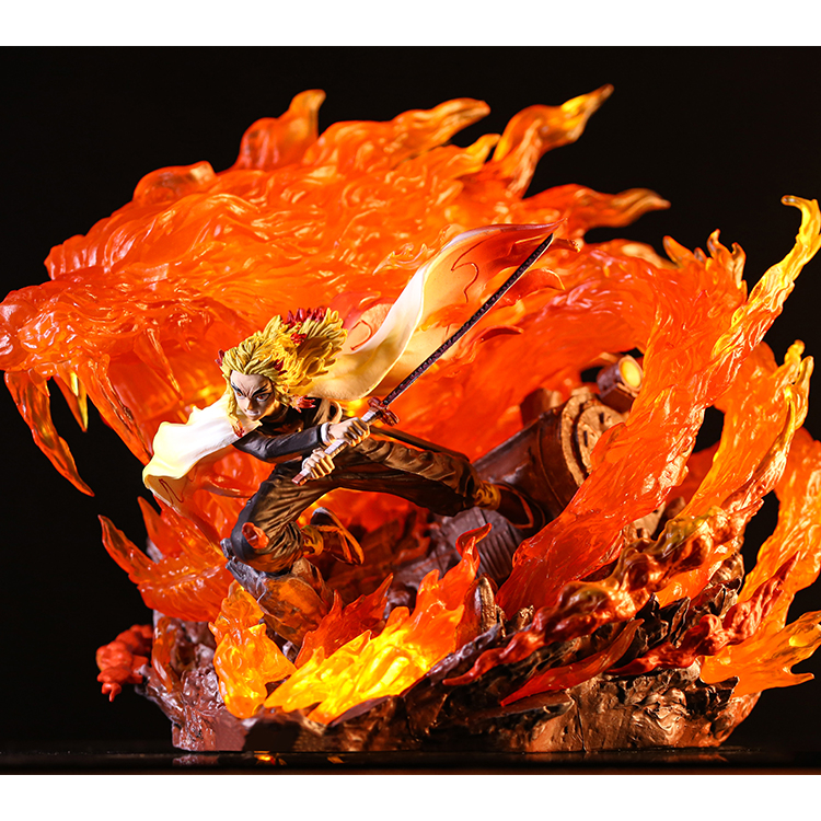 Mô hình, Figure Demon Slayer  Viêm Trụ RENGOKU trạng thái chiến đấu siêu đẹp - Fullbox Toz Store