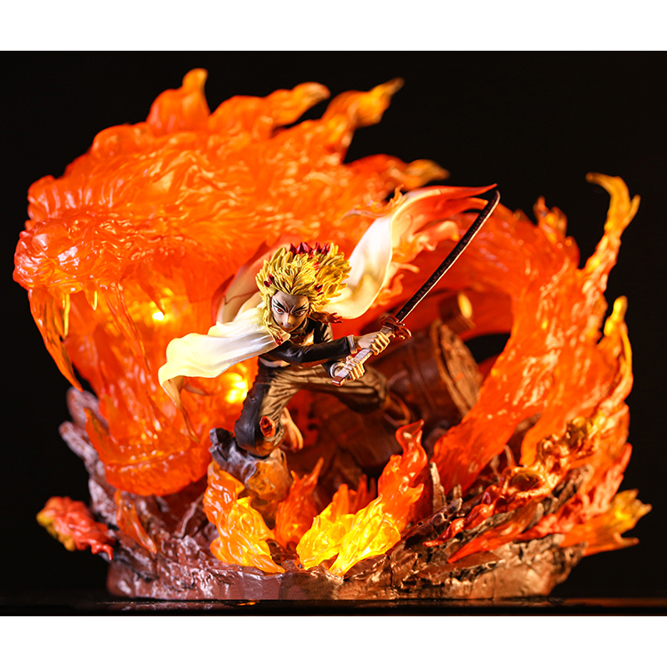 Mô hình, Figure Demon Slayer  Viêm Trụ RENGOKU trạng thái chiến đấu siêu đẹp - Fullbox Toz Store