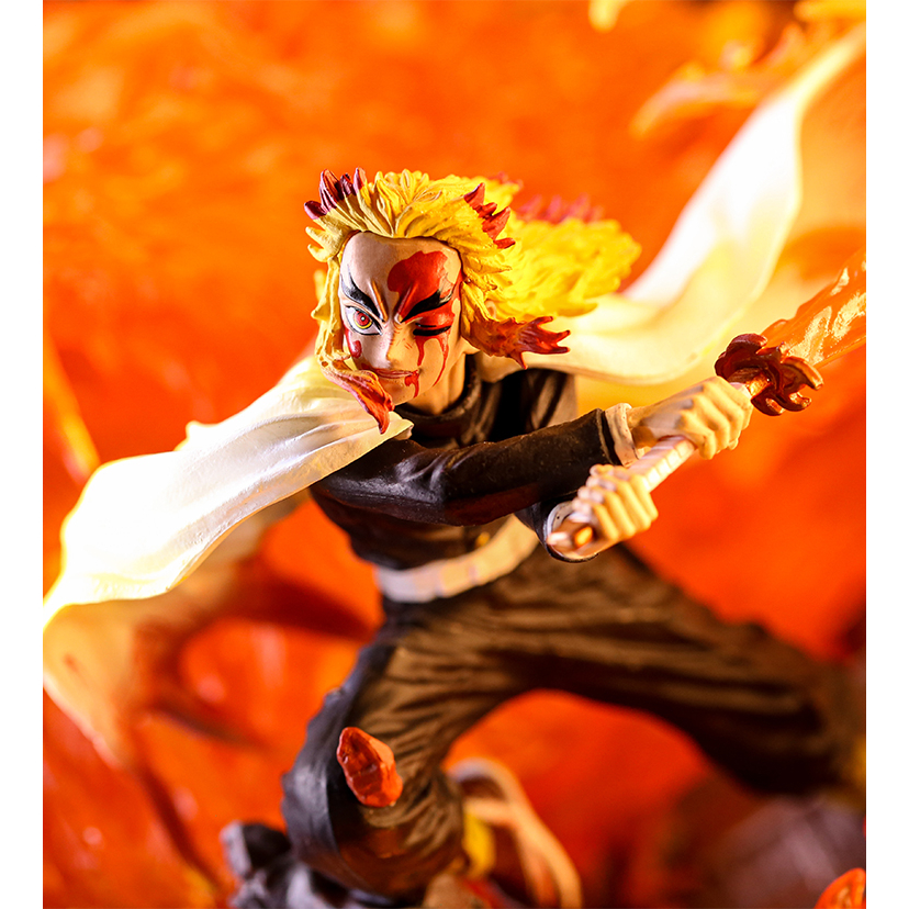 Mô hình, Figure Demon Slayer  Viêm Trụ RENGOKU trạng thái chiến đấu siêu đẹp - Fullbox Toz Store