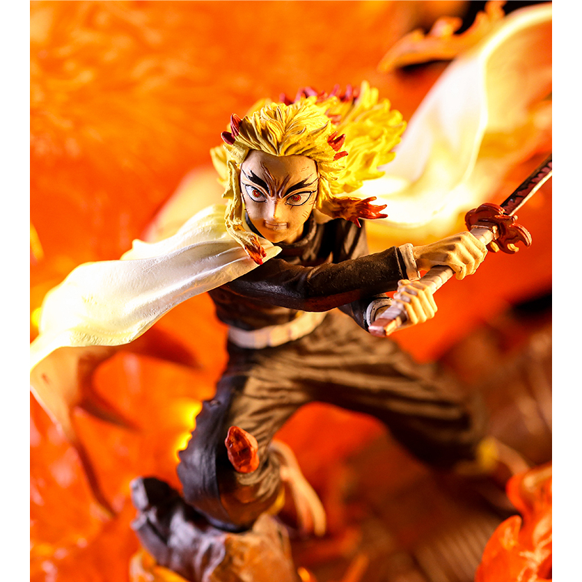 Mô hình, Figure Demon Slayer  Viêm Trụ RENGOKU trạng thái chiến đấu siêu đẹp - Fullbox Toz Store