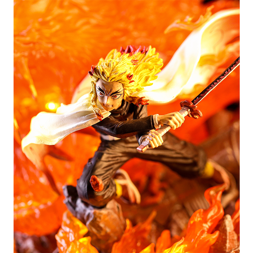Mô hình, Figure Demon Slayer  Viêm Trụ RENGOKU trạng thái chiến đấu siêu đẹp - Fullbox Toz Store