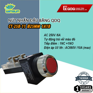 Nút nhấn nhả, không đèn QDQ phi 25 phi 30