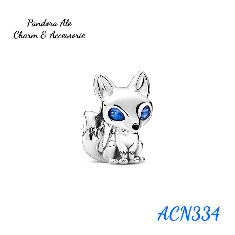 CHARM PAN ALE HÌNH CON HỒ LY BẠC S925