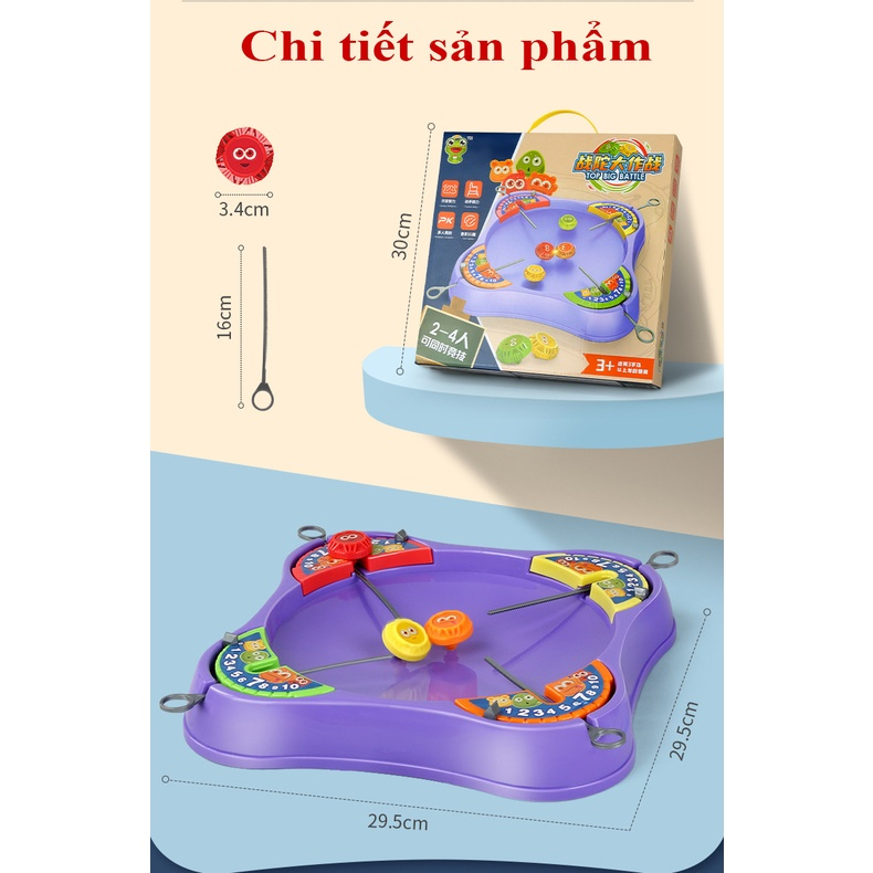 Đấu trường con quay vui nhộn cho bé từ 3 tuổi, đồ chơi tương tác giúp bé thư giãn cùng bạn bè và gia đình BIACARE