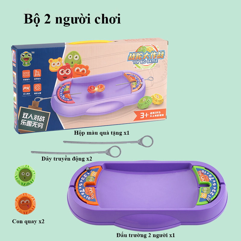 Đấu trường con quay vui nhộn cho bé từ 3 tuổi, đồ chơi tương tác giúp bé thư giãn cùng bạn bè và gia đình BIACARE