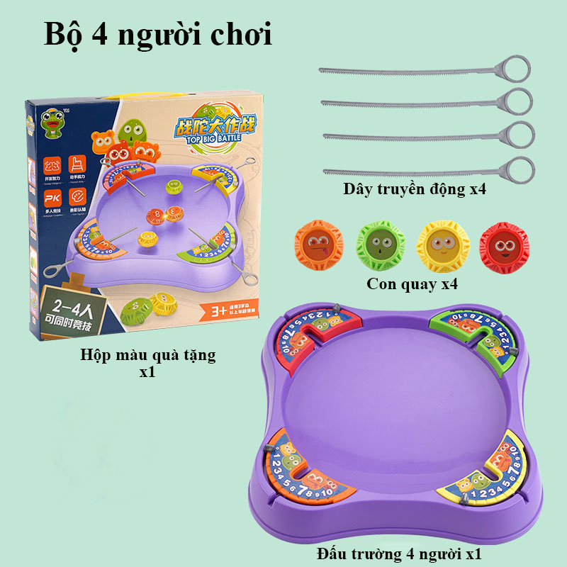 Đấu trường con quay vui nhộn cho bé từ 3 tuổi, đồ chơi tương tác giúp bé thư giãn cùng bạn bè và gia đình BIACARE