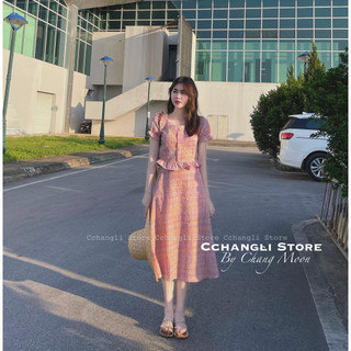 Set cầu vồng chân váy dài