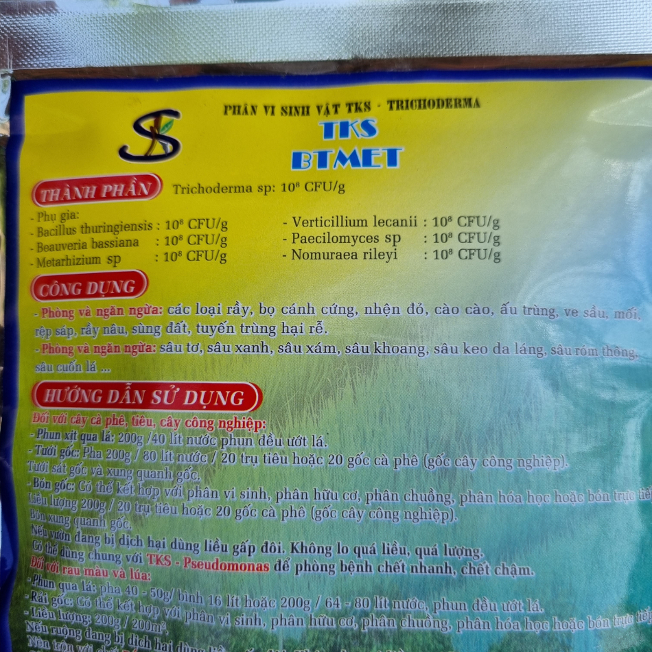 200g Nấm 3 Màu Bảo Vệ Cây Khỏi Côn Trùng Gây Hại Có Tác Dụng Lâu Dài Chính Hãng Thủy Kim Sinh