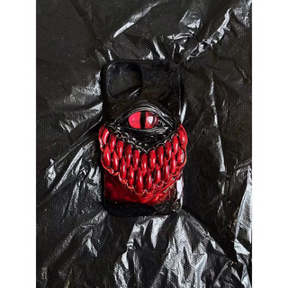 Ốp điện thoại 3D hoạ tiết răng quỷ máu Black Blood Sixi Collection FOOTMADE