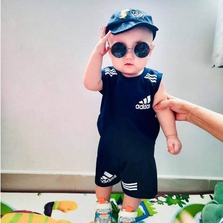 Bộ ba lỗ bé trai, Bộ thể thao bé trai chất thun cotton không pai không xù cho bé từ 7 đên 27kg