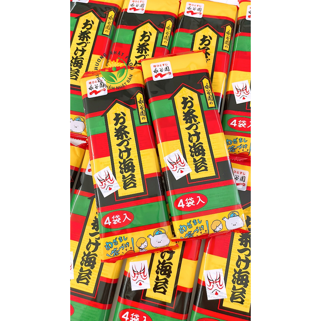 Gia Vị Rắc Cơm Ochazuke Nori Nagatnien 24G (Gia vị kích thích ăn ngon cho bé)