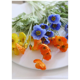 Hoa Lụa Để Bàn 🌺 Hoa Anh Túc Giả