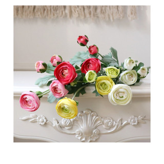 Hoa Lụa 🌺 Cành Hoa Trà, Hoa Mao Lương Giả