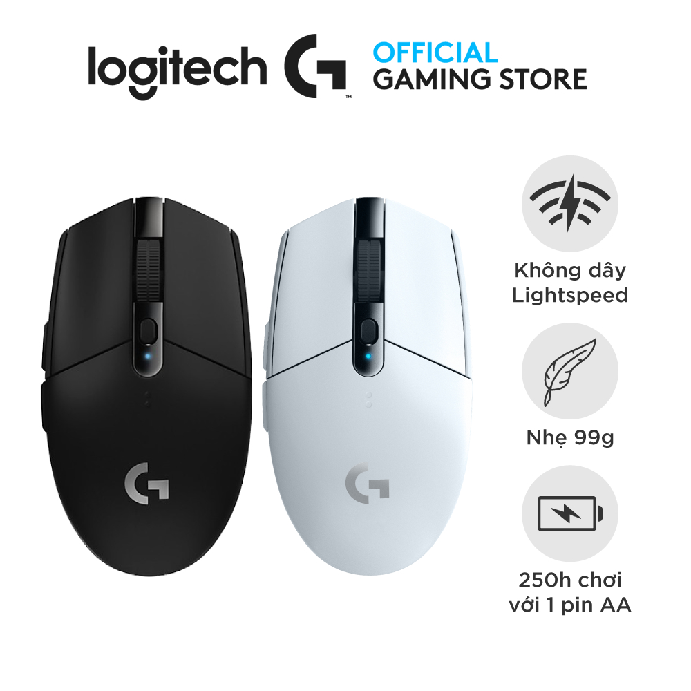 Logitech G304 LIGHTSPEED Wireless Gaming Mouse - Hero 12.000DPI Sensor, Lightweight, 6 Programmable 