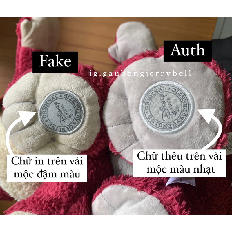 Gấu bông Lotso Bear ToyStory3 chính hãng Disney siêu thơm dâu