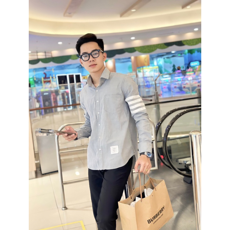 Áo Sơ mi 𝐓𝐡𝐨𝐦.𝐛𝐫𝐨𝐰𝐧𝐞 𝐔𝐧𝐢𝐯𝐞𝐫𝐬𝐢𝐭𝐲 tay dài hàng loại 1 chuẩn cao cấp full bao bì tag mác