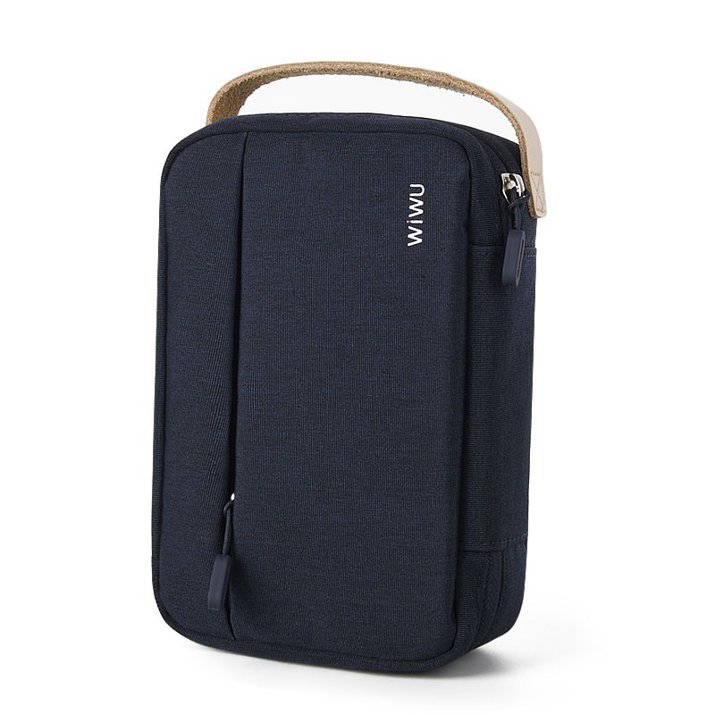 Túi Wiwu Cozy Storage Bag 8.2 inch có các ngăn để chuột, củ sạc, đồng hồ, làm bằng vải chống nước - Hàng chính hãng