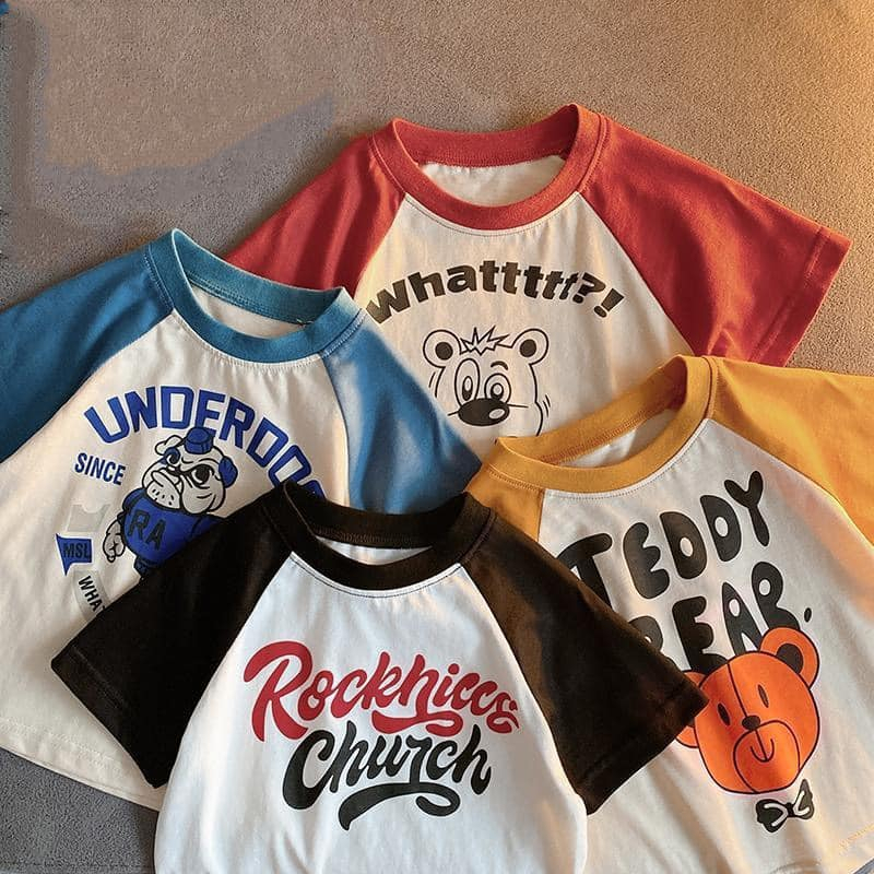 SET ÁO TEDDY SIÊU HOT CHO BÉ ĐÓN HÈ ĐÂY Ạ