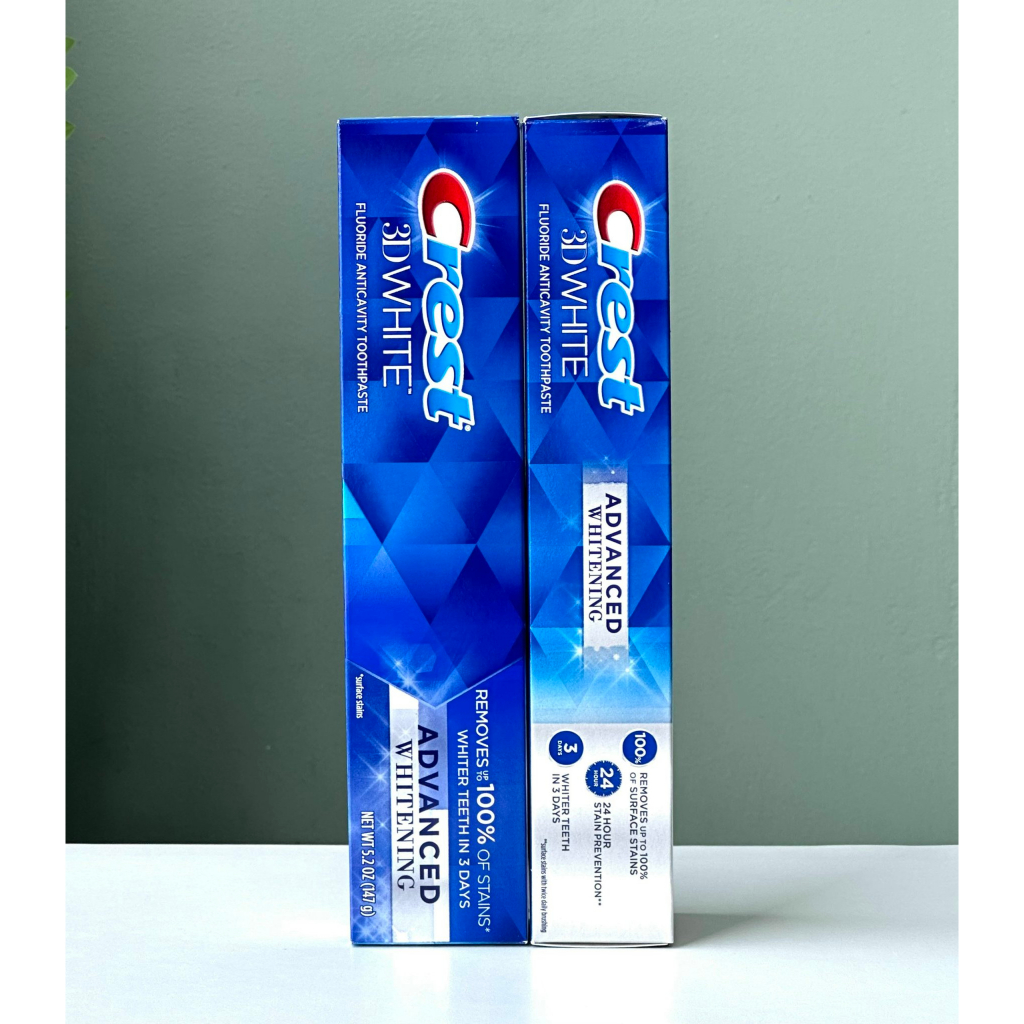 Kem đánh răng Crest 3D White Advanced Triple Whitening 158gram