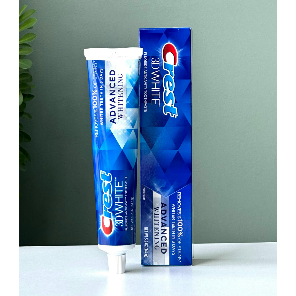 Kem đánh răng Crest 3D White Advanced Triple Whitening 158gram