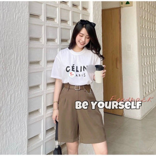 Áo thun tay ngắn Be Yourself unisex size M L XL - CEN.. LIN PARIS