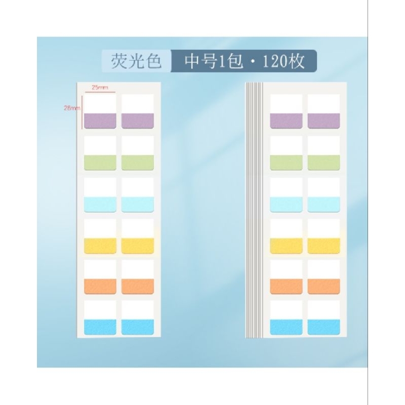 NOTE INDEX đánh dấu trang 120 miếng