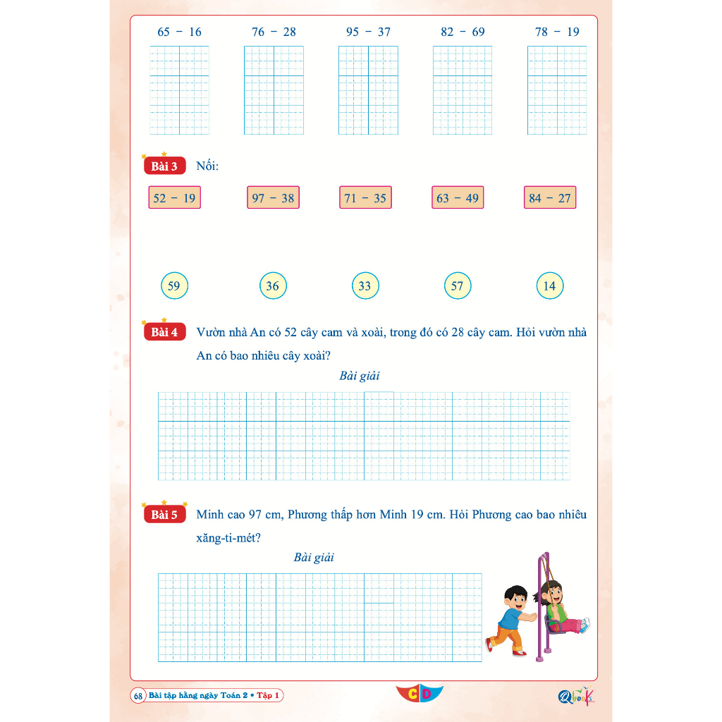 Sách - Bài Tập Hằng Ngày Toán Lớp 2 Tập 1 - Cánh Diều