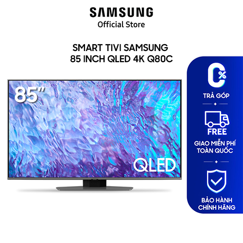 Smart Tivi Samsung 85 inch QLED 4K Q80C