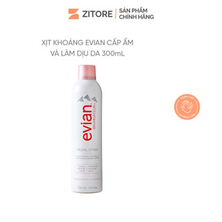Xịt khoáng evian cấp ẩm và làm dịu da 300ml - sản phẩm chính hãng tại zitore