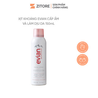 Xịt khoáng evian cấp ẩm và làm dịu da 150ml - sản phẩm chính hãng tại zitore