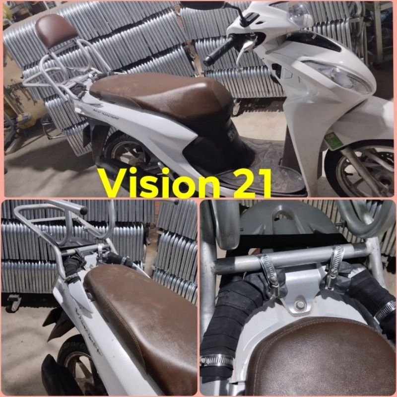 Cổ dê tốt và rất Bền,Baga phượt lấp cho xe vision đời mới năm 2021 đến 2023, sử dụng trung mẫu, lưu ý chọn đúng mẫu